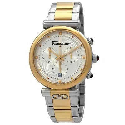 Pre-owned Ferragamo Salvatore  Womens Ora Silver Dial Watch - Sfhq00520