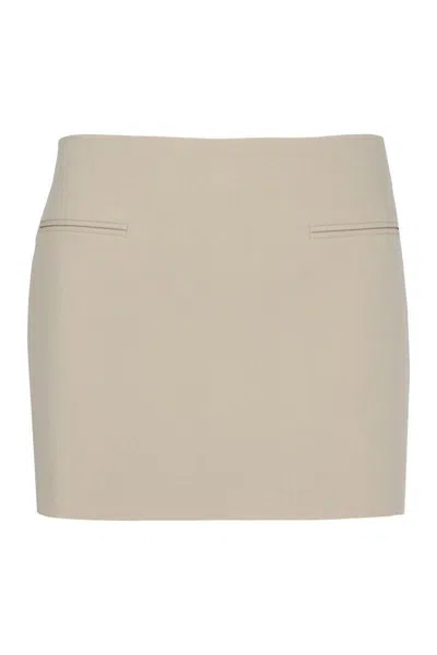 FERRAGAMO SALVATORE FERRAGAMO WOOL MINI SKIRT
