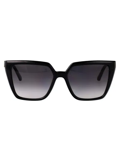 Ferragamo Salvatore  Rectangular Sunglasses Sf2058 Se 001 In Blue