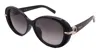 Ferragamo Salvatore Ferragmo Sunglasses Sf1076slb-001-58-16-140 Non-polarized In Black