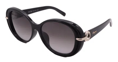 Ferragamo Salvatore Ferragmo Sunglasses Sf1076slb-001-58-16-140 Non-polarized In Black