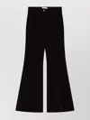 Ferragamo Salvatore Flared Pants With Pockets And Loops In Black