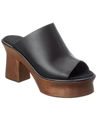 Ferragamo Samanta Leather Mule In Black