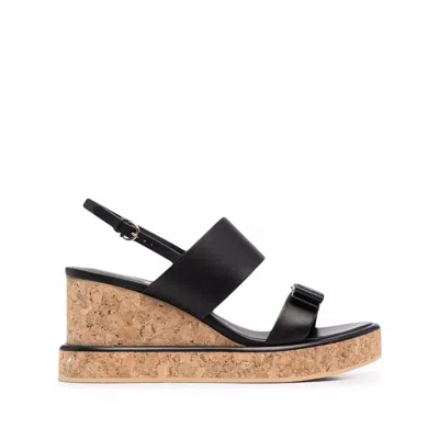 Ferragamo Sandal In Black