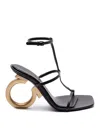 Ferragamo Runway Gancio T.10.5 In Black