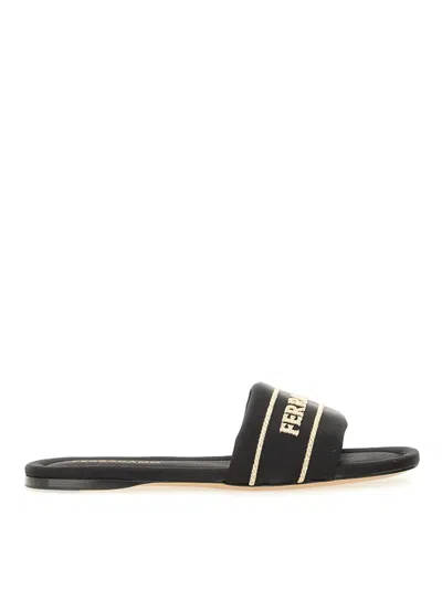 FERRAGAMO SANDALIAS - NEGRO