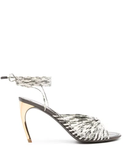 Ferragamo 95mm Leather Sandals In .