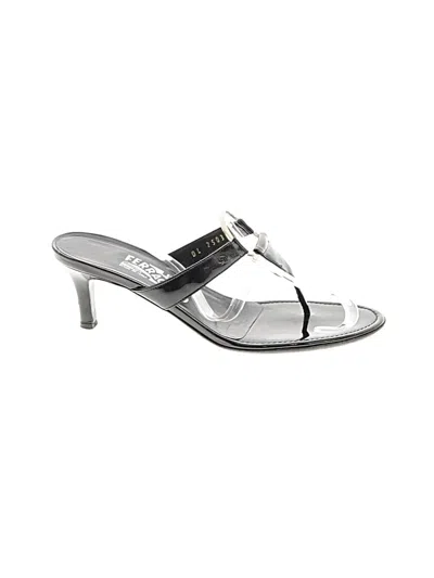 Pre-owned Ferragamo Sandals In Black