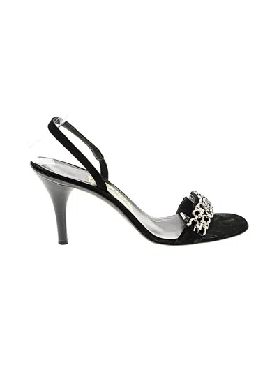 Pre-owned Ferragamo Sandals In Black