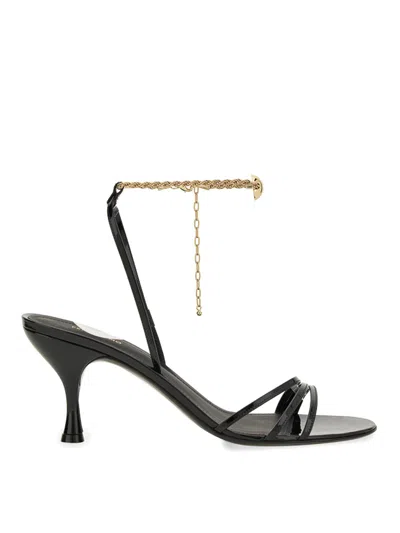 Ferragamo Sandals In Black