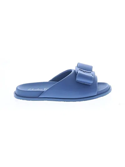 Pre-owned Ferragamo Sandals In Blue