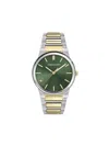 Ferragamo Infinity Sapphire Bracelet Watch In Green