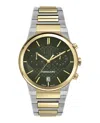 Ferragamo Sapphire Chrono Bracelet Watch In Gold