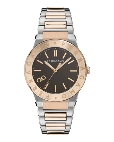 Ferragamo Sapphire Logo Bracelet Watch In Multi