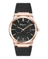 Ferragamo Sapphire Silicone Watch In Multi