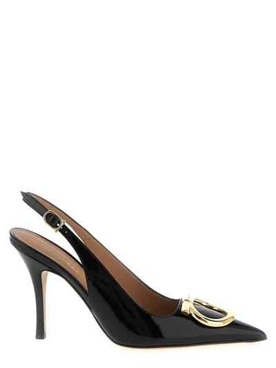 Ferragamo Sara Slingback In Black