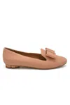 Ferragamo Sarno Bow Pumps In Brown