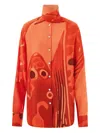 Ferragamo Silk Shirt With Sash Detail