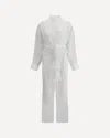 Ferragamo Sash Jumpsuit In White