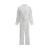 Ferragamo Crinkled Belted Jumpsuit Mandarin Collar