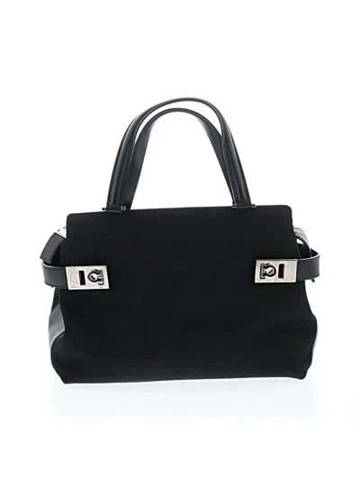 Pre-owned Ferragamo Satchel In Black
