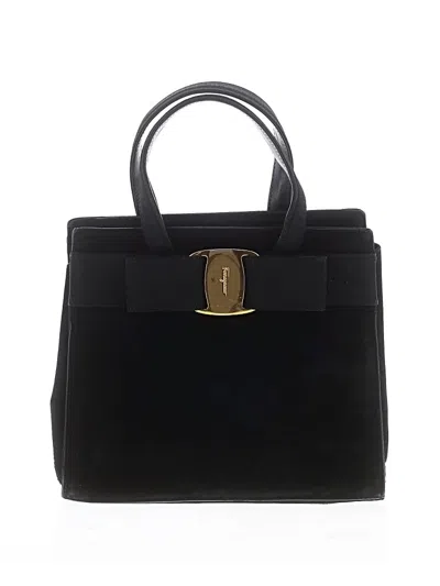 Pre-owned Ferragamo Satchel In Black