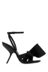 Ferragamo Satin Ankle-strap Heel Sandal In Multi
