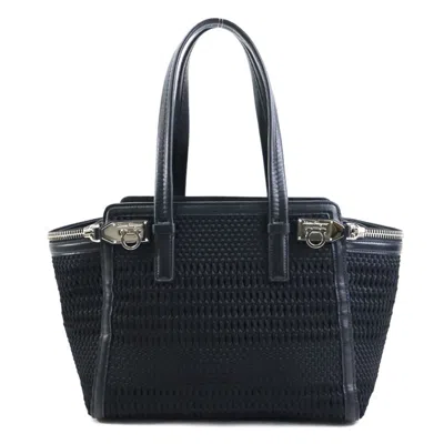 Pre-owned Ferragamo Satin Leather Handbag ()