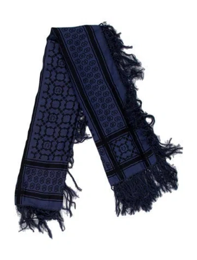 Pre-owned Ferragamo Scarf In Blue