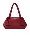 Ferragamo Scarf Large Shoulder Bag In Red