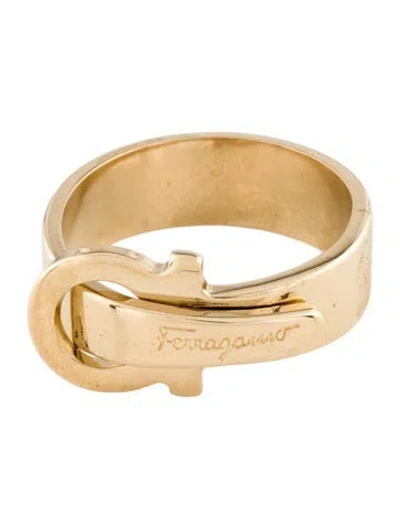 Pre-owned Ferragamo Scarf Ring
