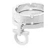 Ferragamo Scarf Ring In Gray