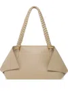 Ferragamo Scarf Shoulder Bag In Neutrals