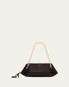 Ferragamo Scarf Smooth Leather Gancio Shoulder Bag