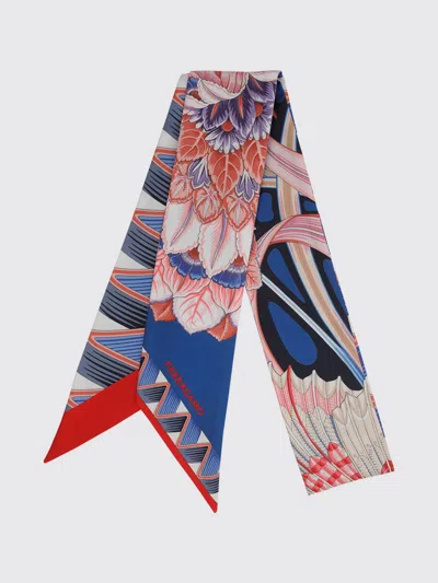 Ferragamo Scarf Woman In Multi
