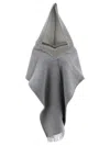 Ferragamo Fringe Hooded Scarves Featuring Detailing