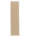 Ferragamo Long Rectangular Scarf With Interlocking Pattern And Fringed Edges In Neutral