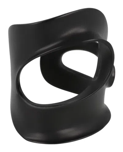 Ferragamo Sculptural Cutout Bracelet In ["black"]