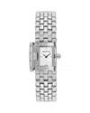 Ferragamo Secret Diamond Watch, 19mm X 30mm In White/silver