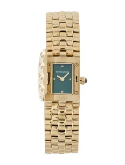 Pre-owned Ferragamo Secret Watch, 19mm In Multi