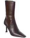 Ferragamo Selema Z Leather Bootie In Brown