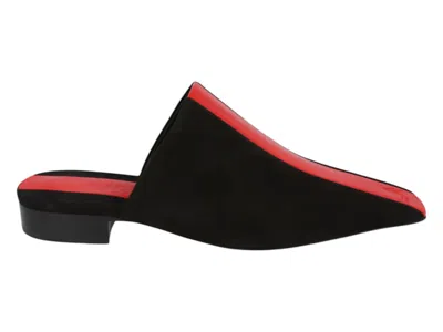 Pre-owned Ferragamo Selestina Suede Leather Mules (women's) Sneakers In Black
