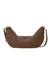 Ferragamo Semi-moon Small Stray Bag In Brown