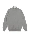 Ferragamo Semi-zipper Sweater In Gray