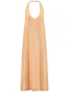Ferragamo Sequin Embellished Dress In 粉色