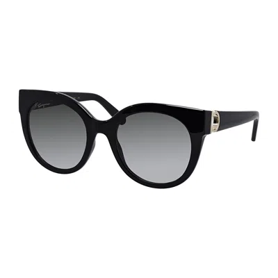 Ferragamo Sf 1031s 001 53mm Womens Cat Eye Sunglasses In Black