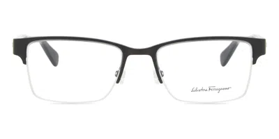 Ferragamo Sf 2222 Men's Glasses, Black, Size 54 In White