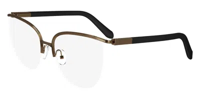 Ferragamo Sf 2227 Women's Glasses, Gold, Size 56