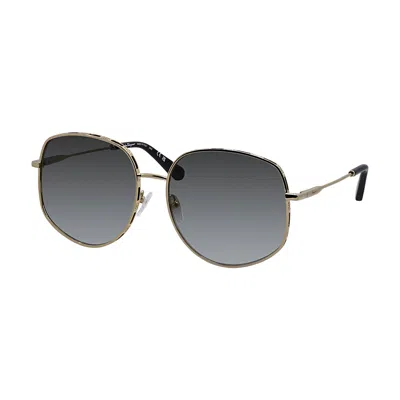 Ferragamo Sf 277s 733 61mm Womens Rectangle Sunglasses In Gray