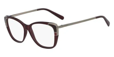 Ferragamo Sf 2811 Women's Glasses, Red, Size 54